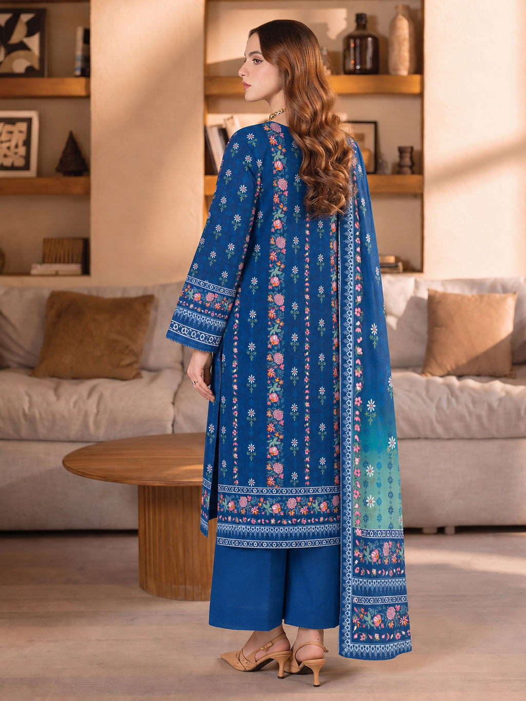 Marjan 3-Piece Printed Suit Vol 2 (Design 1)