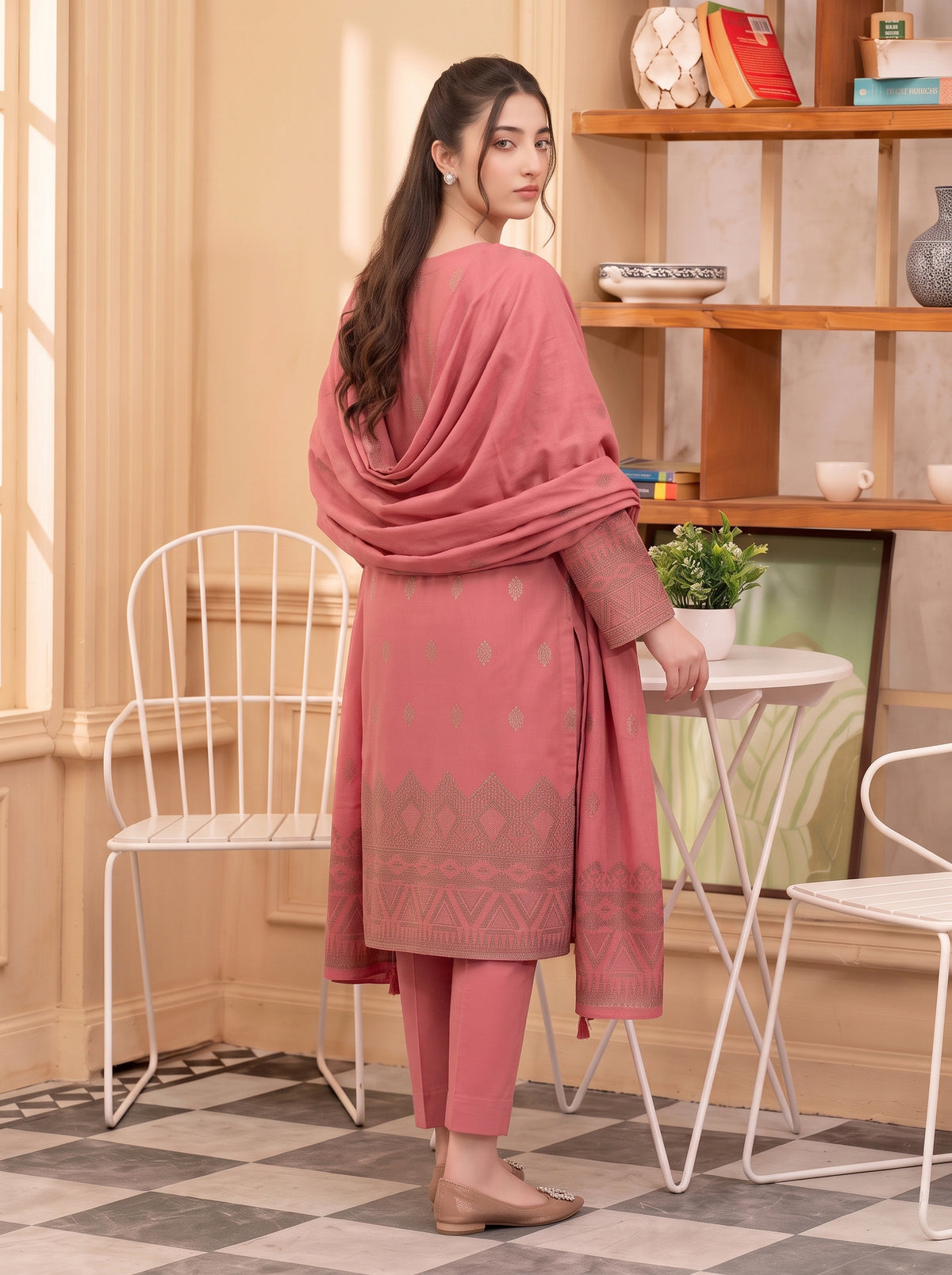 Saqaafah – 3 Piece Printed Lawn Suit