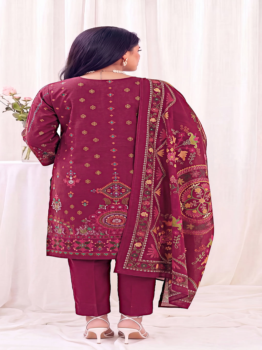 Mayal – 3 Piece Printed Suit