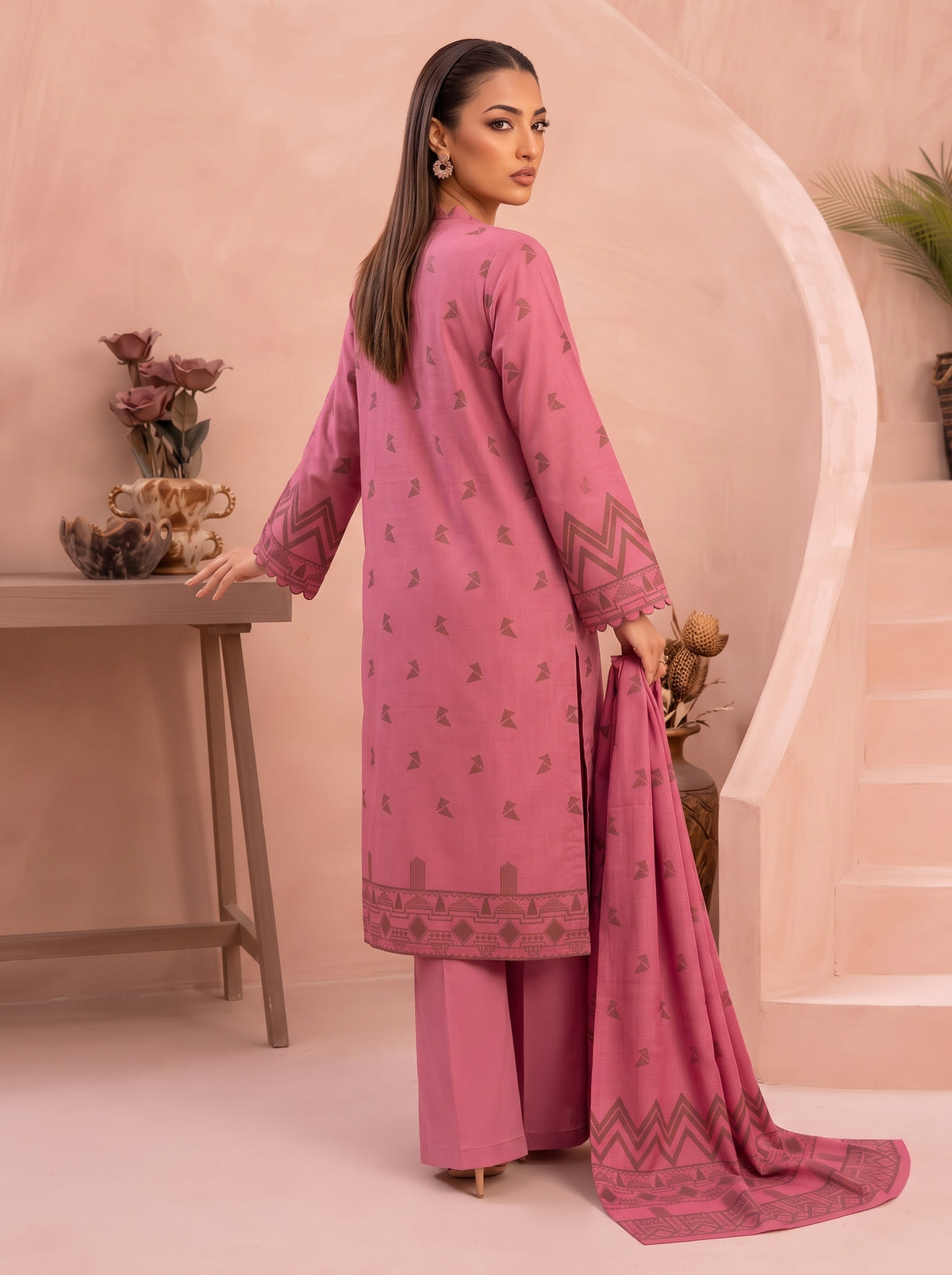 Libas e Khas Karandi 3-Piece Printed Suits Vol 1 (Design 9)