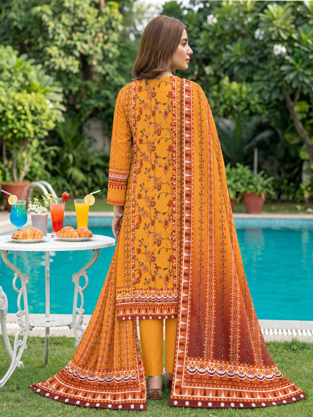 Marjan 3-Piece Printed Suit Vol 1 (Design) 3