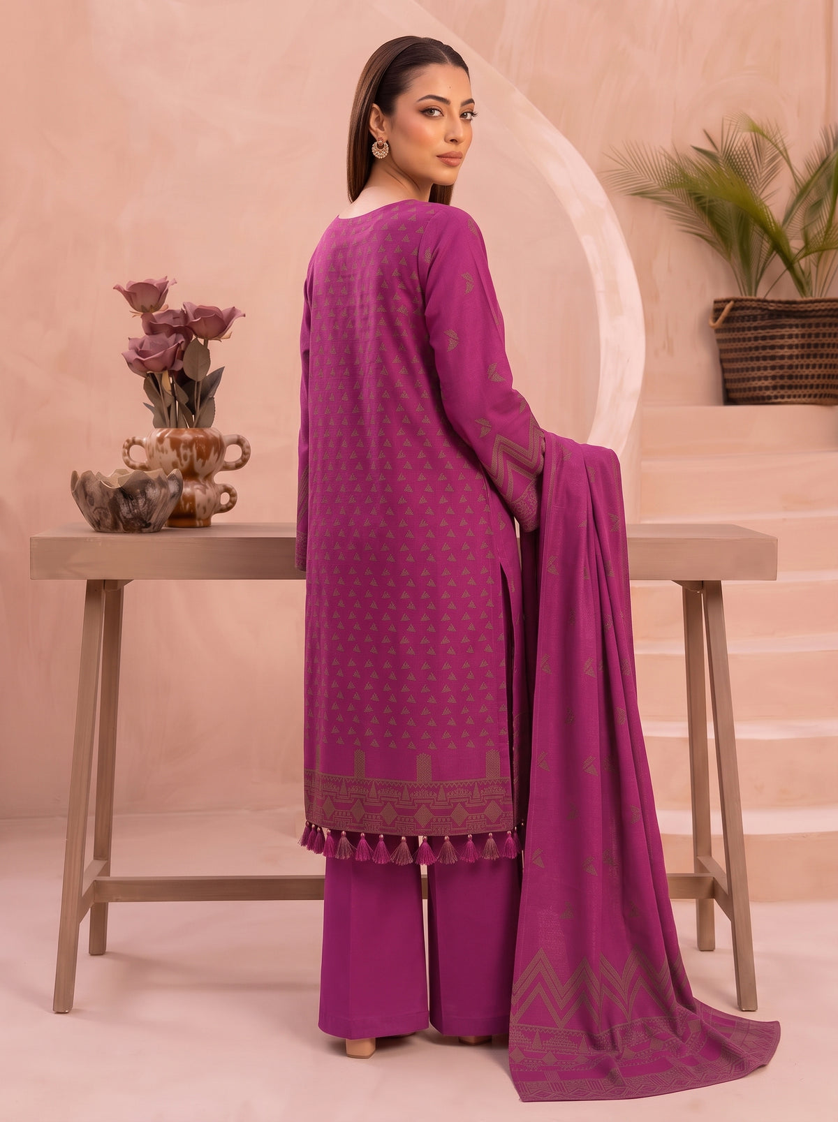 Libas e Khas Karandi 3-Piece Printed Suits Vol 1 (Design 3)