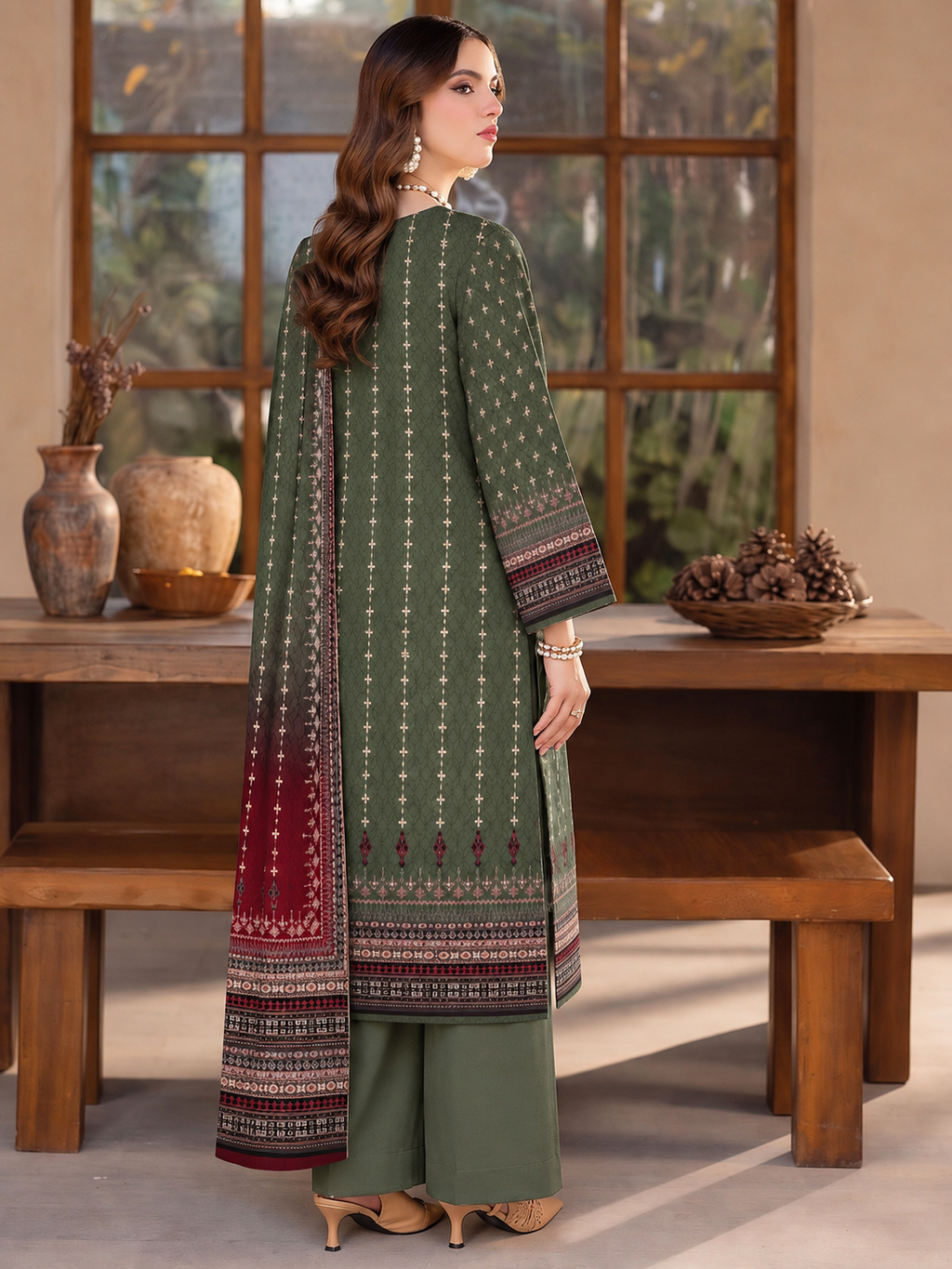Marjan 3-Piece Printed Suit Vol 2 (Design 7)