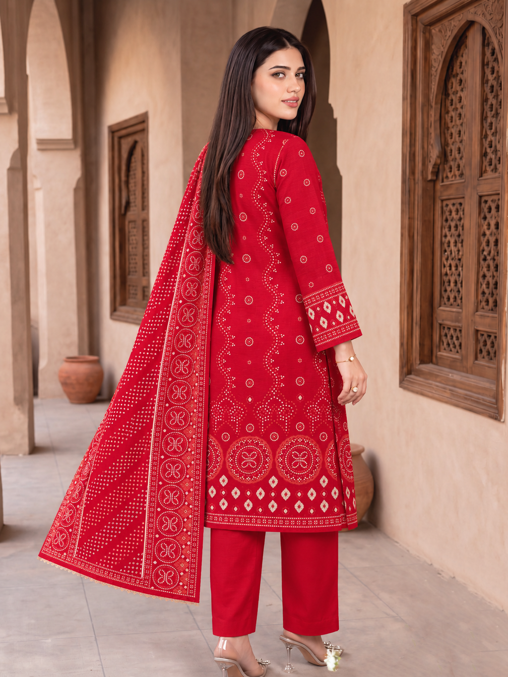 Khaddar Mehak 3-Piece Suit Vol 3 (Design 5)