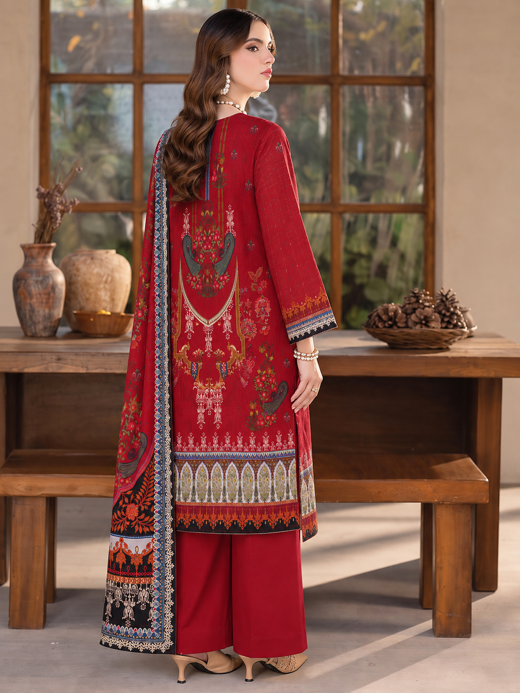 Marjan 3-Piece Printed Suit Vol 2 (Design 8)