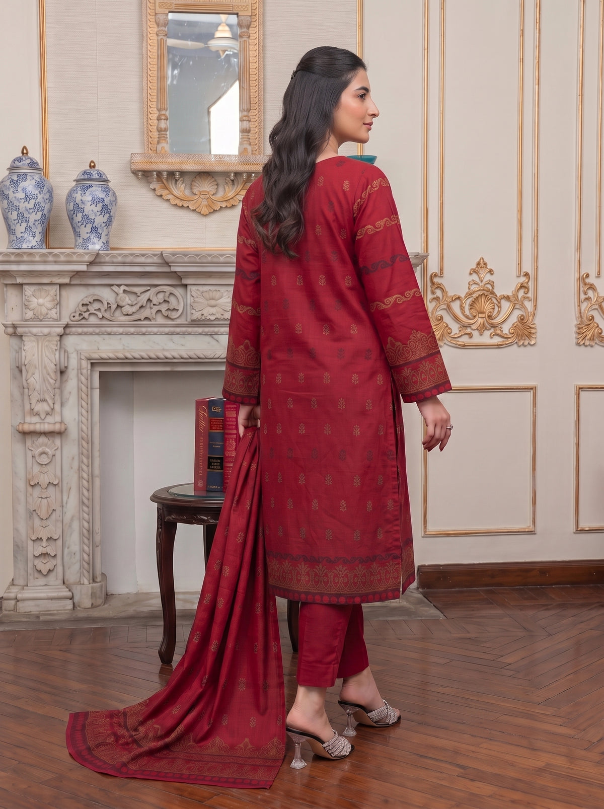 Saqaafah – 3 Piece Printed Lawn Suit