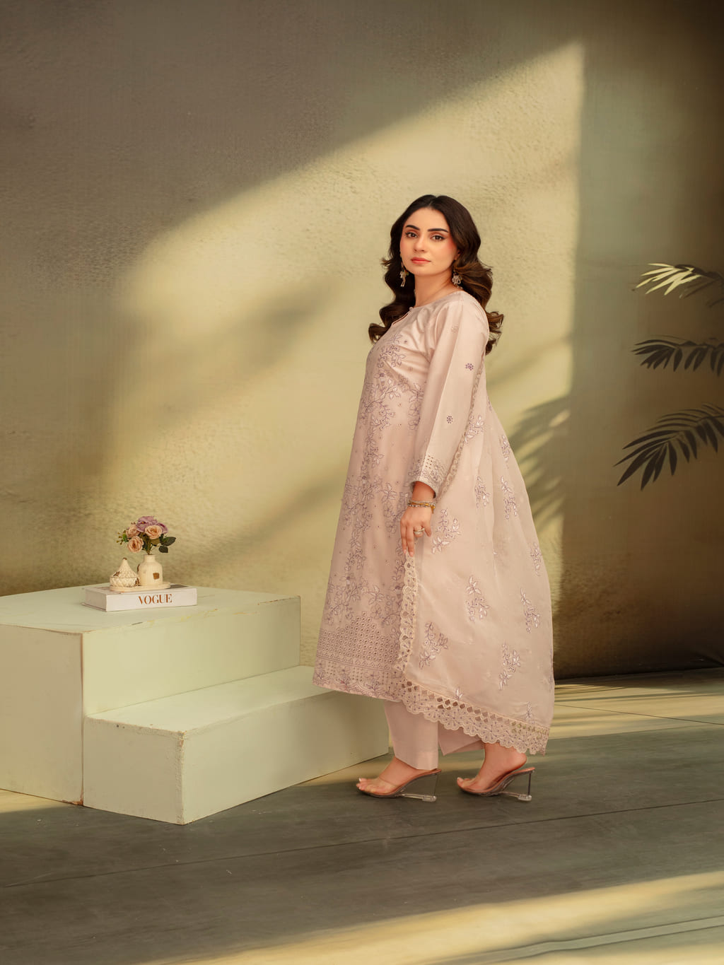Unstitched Printed Lawn 3 Piece Suit