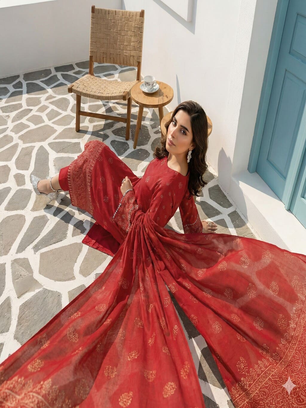 Unstitched Jacquard Brosha 3 Piece