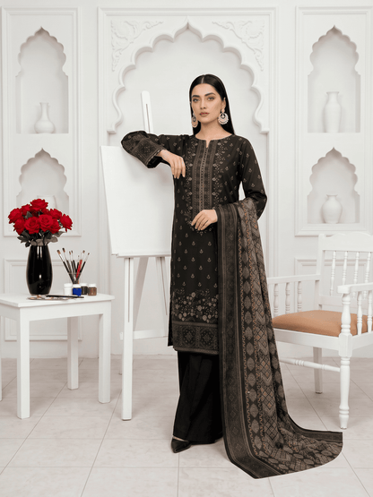 Unstitched Printed Lawn 3 Piece