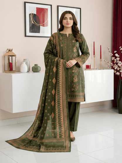 Unstitched Printed Lawn 3 Piece