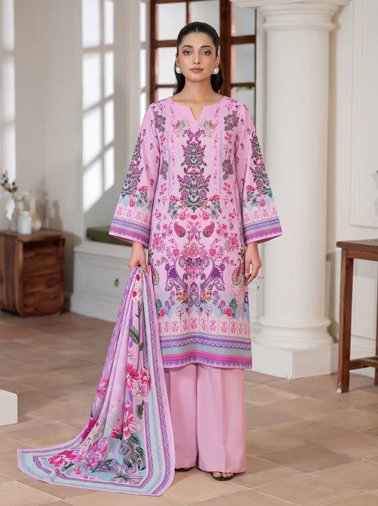 Gul-e-Saher – 3 Piece Printed Lawn Suit