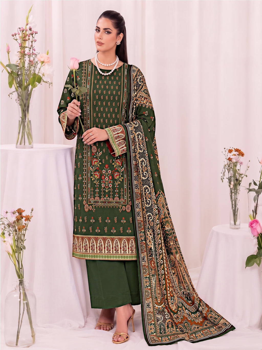 Mayal – 3 Piece Printed Suit