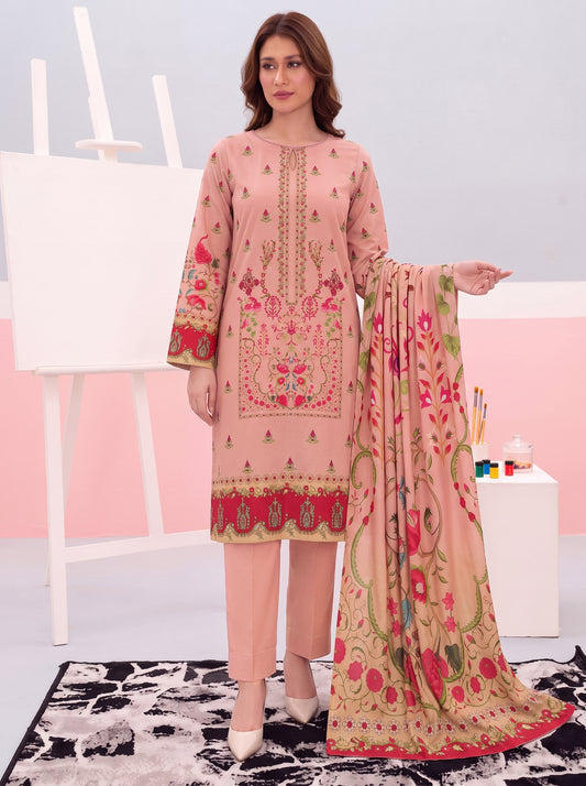 Areeqa Vol 1 Printed 3-Piece Suit (Design 10)