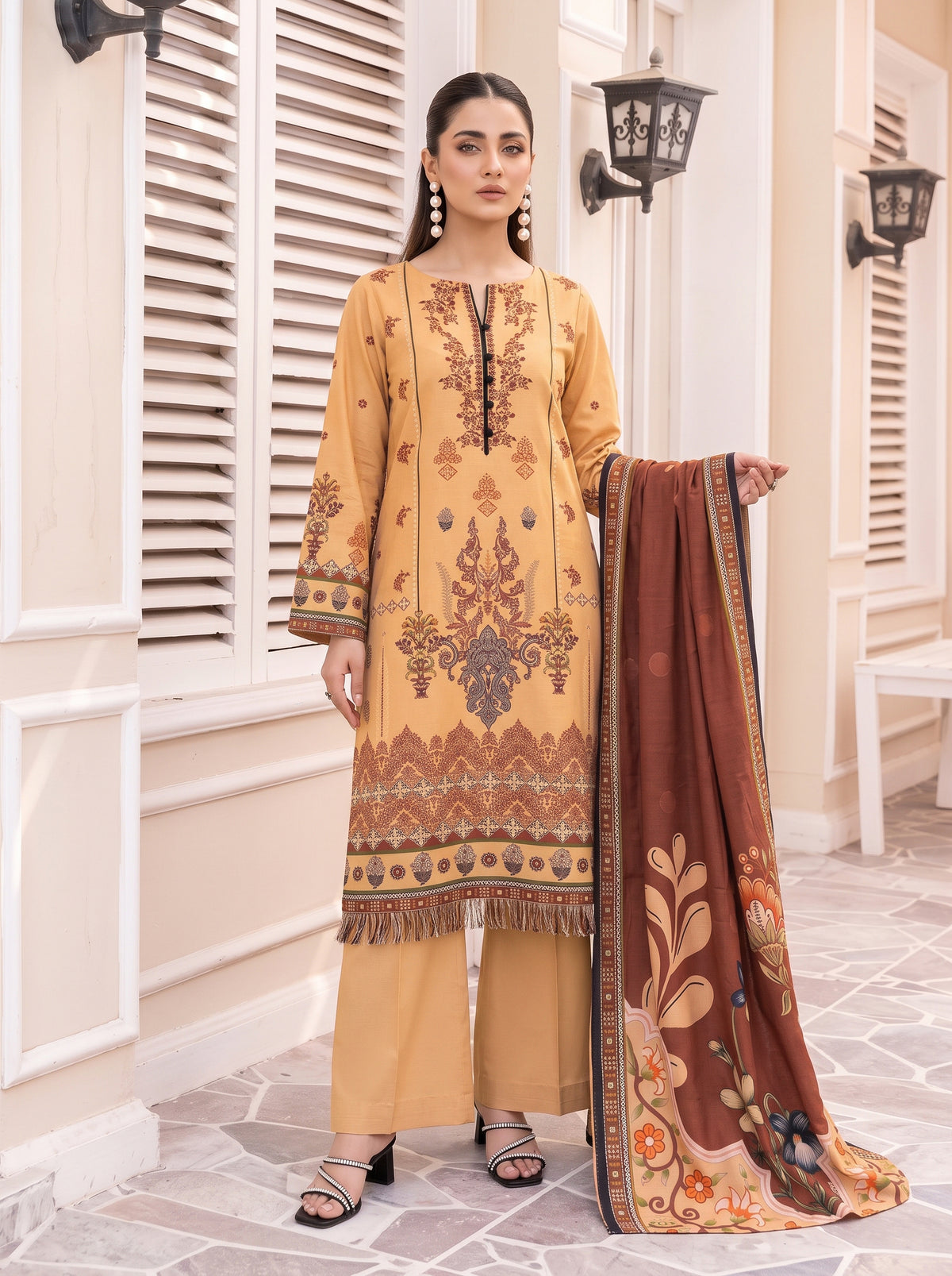 Roha Khaddar Printed Suit Vol 3 (Design 7)