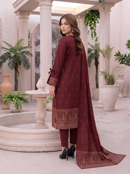 Libas e Khas Karandi 3-Piece Printed Suits Vol 2 (Design 6)