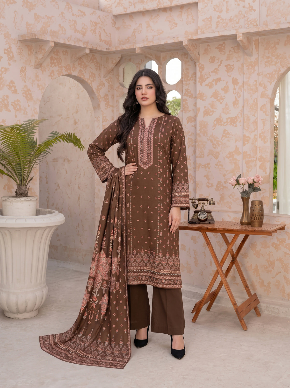 Roha Khaddar Printed Suit Vol 1 (Design 9)