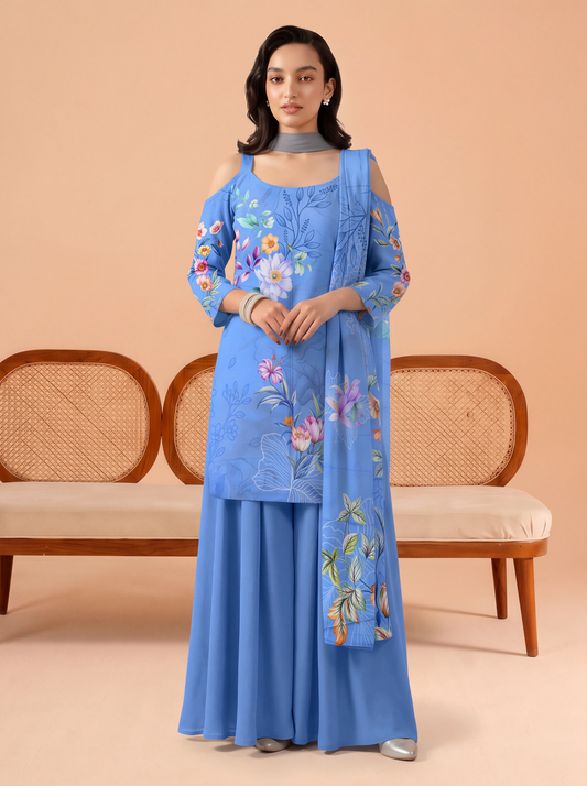Mayal – 3 Piece Printed Suit  Vol 3 (Design 10)