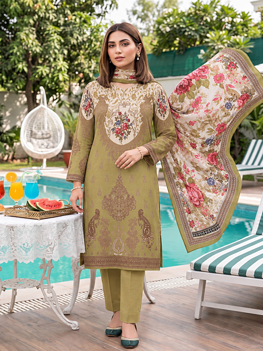 Marjan 3-Piece Printed Suit Vol 1 (Design) 6