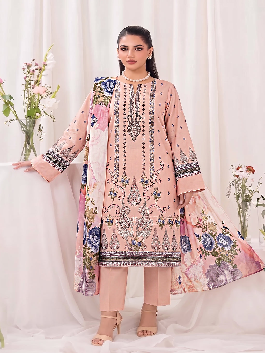 Mayal – 3 Piece Printed Suit