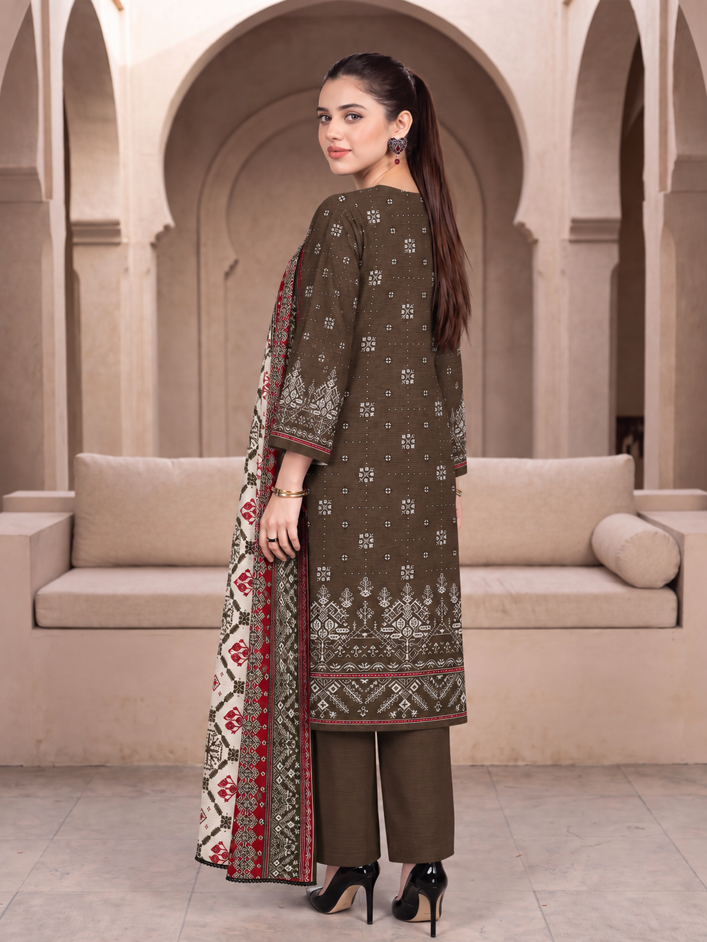 Khaddar Mehak 3-Piece Suit Vol 3 (Design 9)