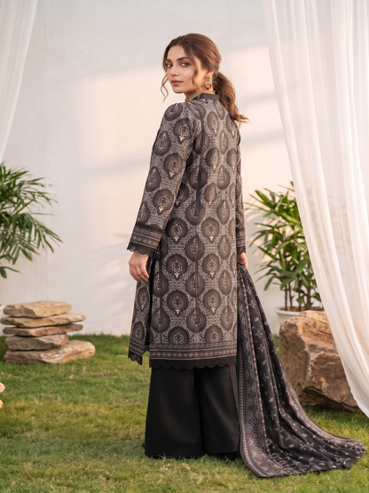 Unstitched Printed Lawn 3 Piece Suit