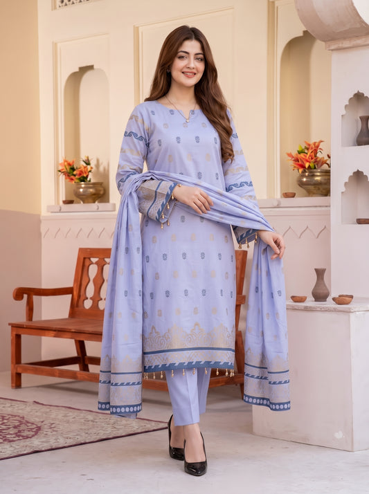 Saqaafah – 3 Piece Printed Lawn Suit