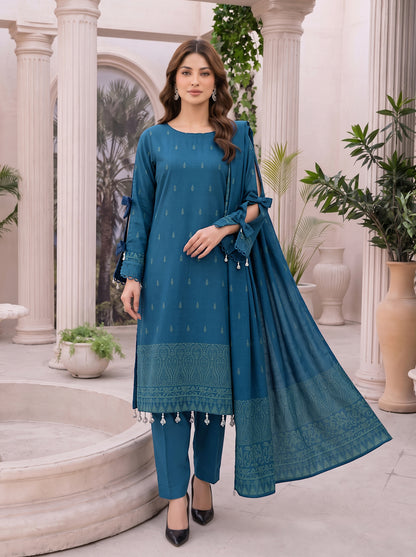 Libas e Khas Karandi 3-Piece Printed Suits Vol 2 (Design 7)
