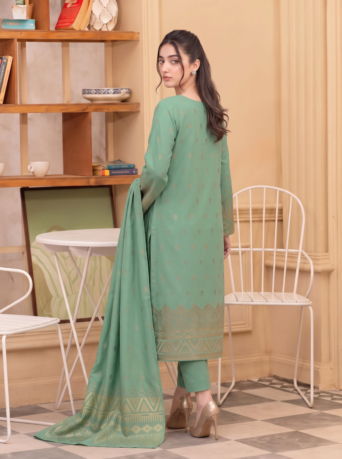 Saqaafah – 3 Piece Printed Lawn Suit