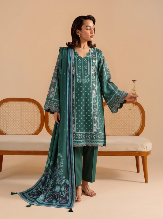Mayal – 3 Piece Printed Suit  Vol 3 (Design 8)