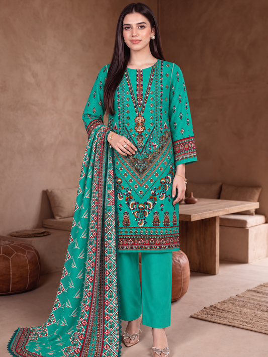 Khaddar Mehak 3-Piece Suit Vol 3 (Design 10)