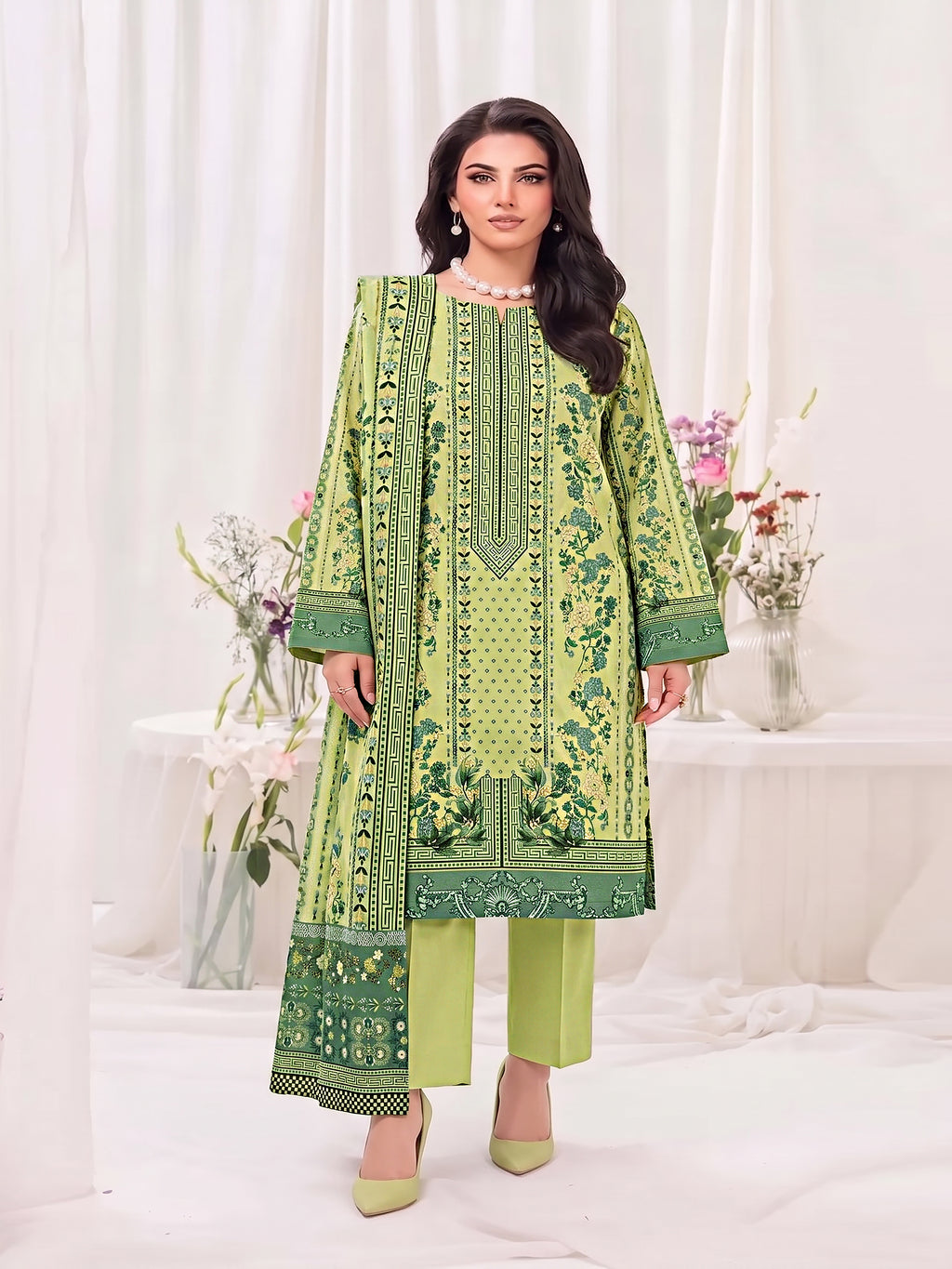 Mayal – 3 Piece Printed Suit