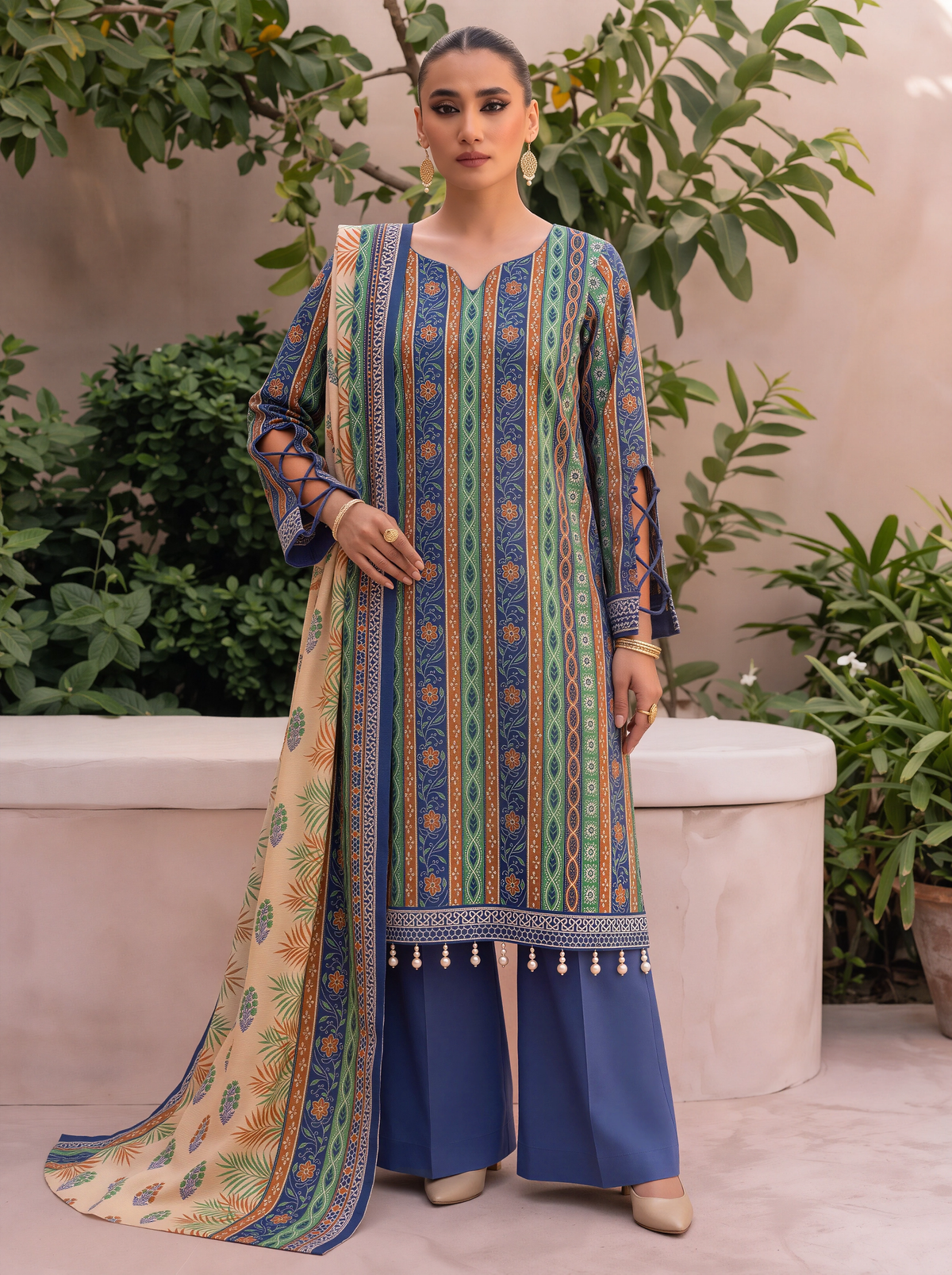 Khaddar Mehak 3-Piece Suit