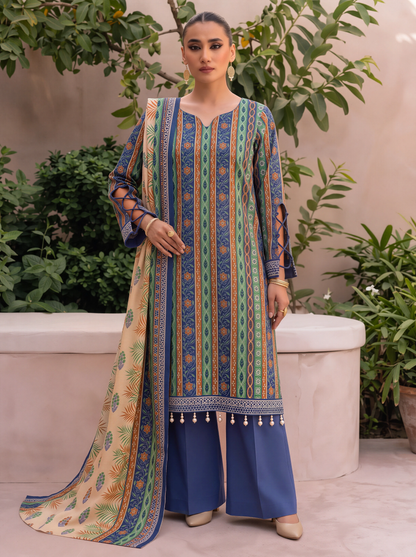 Khaddar Mehak 3-Piece Suit