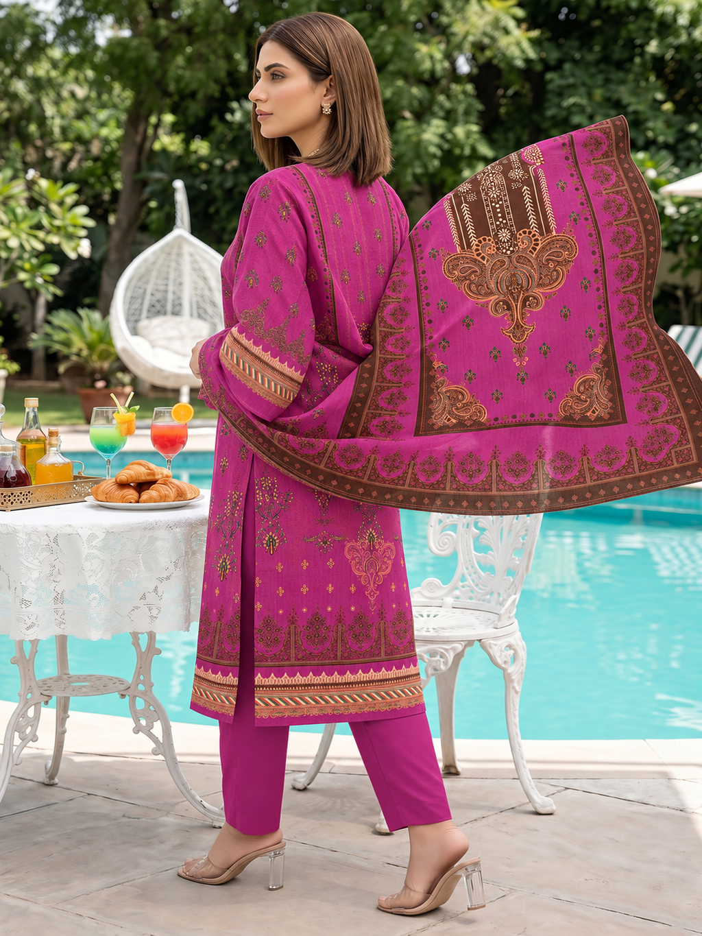 Marjan 3-Piece Printed Suit Vol 1 (Design) 9