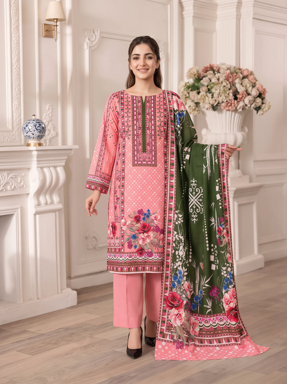 Mayal – 3 Piece Printed Suit  Vol 2 (Design 06)