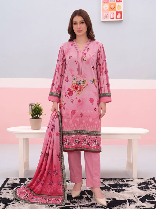 Areeqa Vol 1 Printed 3-Piece Suit (Design 9)