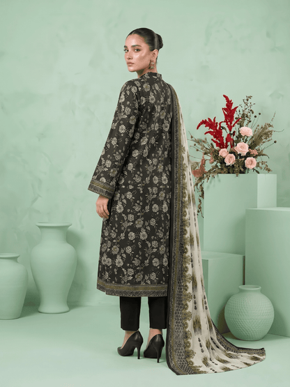 Unstitched Printed Lawn 3 Piece