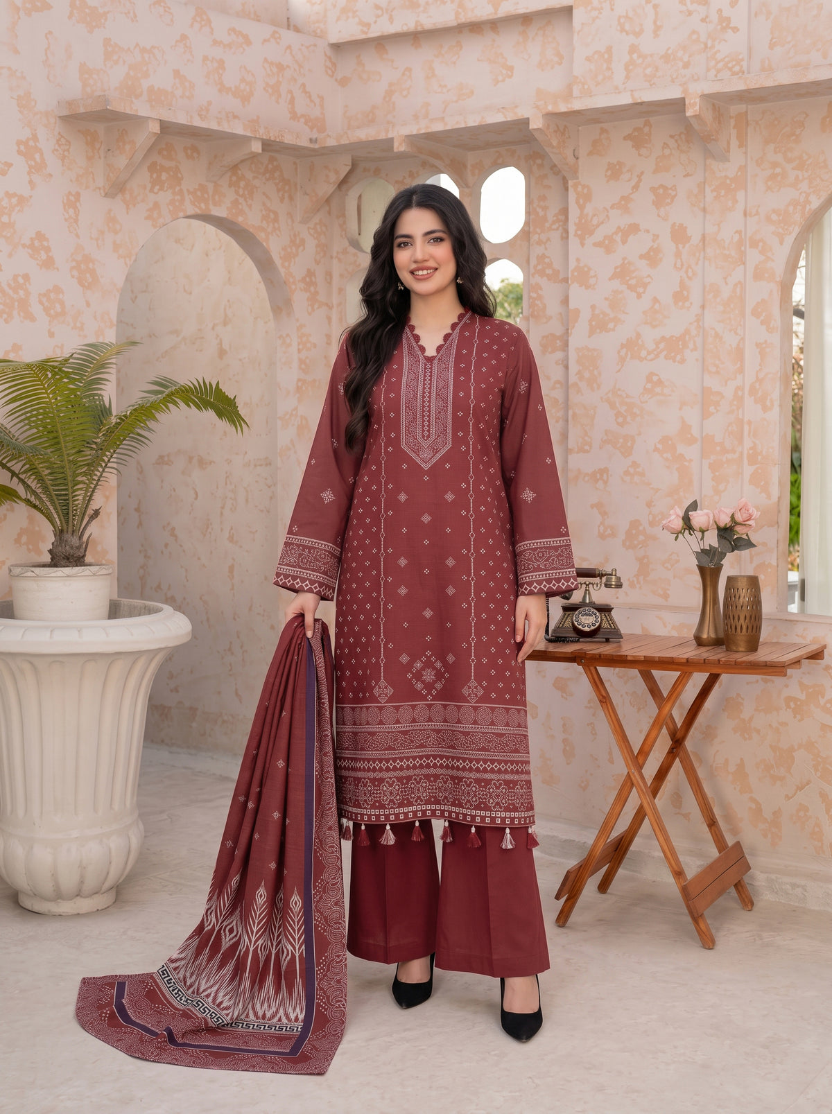 Roha Khaddar Printed Suit Vol 1 (Design 5)