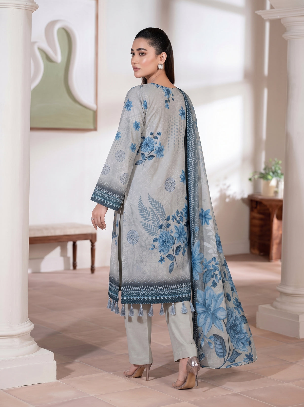 Gul-e-Saher – 3 Piece Printed Lawn Suit