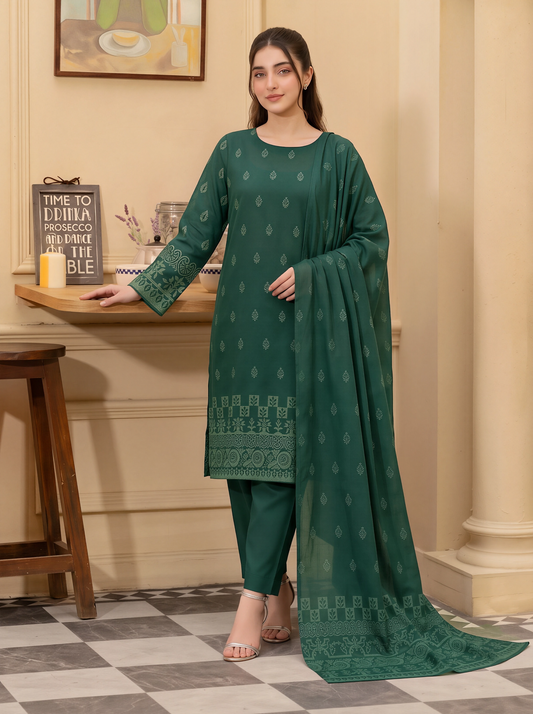 Saqaafah – 3 Piece Printed Lawn Suit