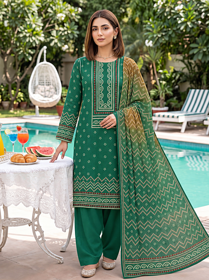 Marjan 3-Piece Printed Suit Vol 1 (Design) 2