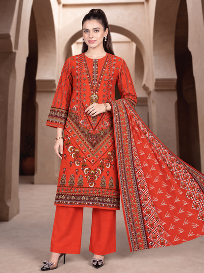 Khaddar Mehak 3-Piece Suit Vol 3 (Design 8)