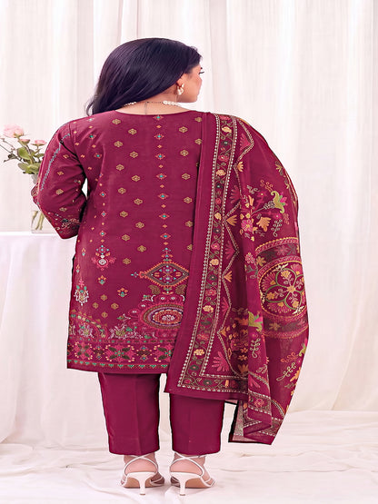 Mayal – 3 Piece Printed Suit