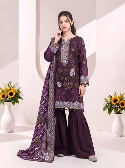 chanchal  Khaddar Printed Suit Vol 1 (Design 7)