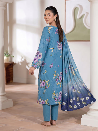Gul-e-Saher – 3 Piece Printed Lawn Suit