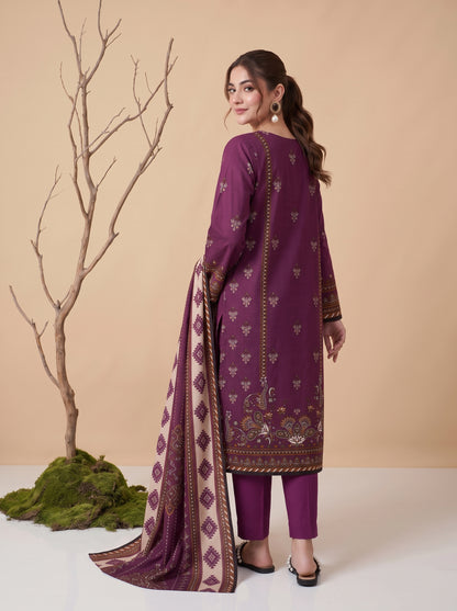 Unstitched Printed Lawn 3 Piece