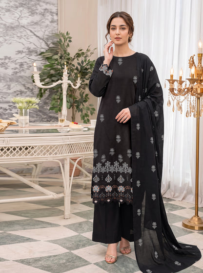 Abraj – 3 Piece Embroidered Suit
