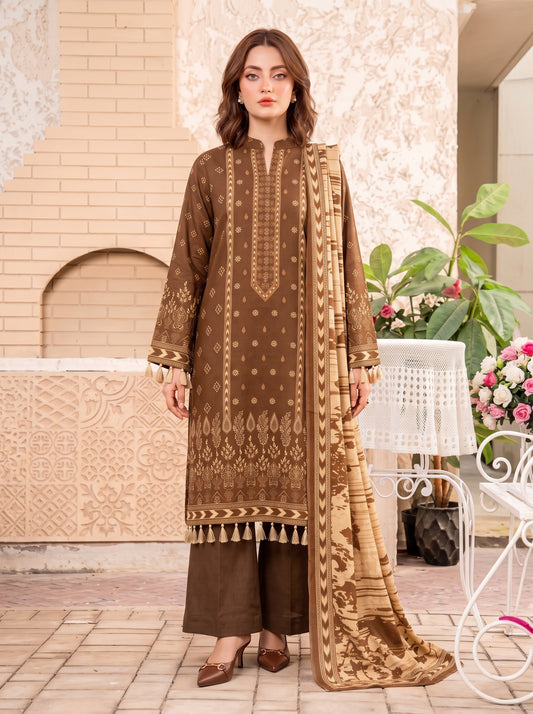 Khumar Vol 2 Printed 3-Piece Suit (Design 5)
