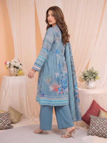 Khumar Vol 1 Printed 3-Piece Suit (Design 5)