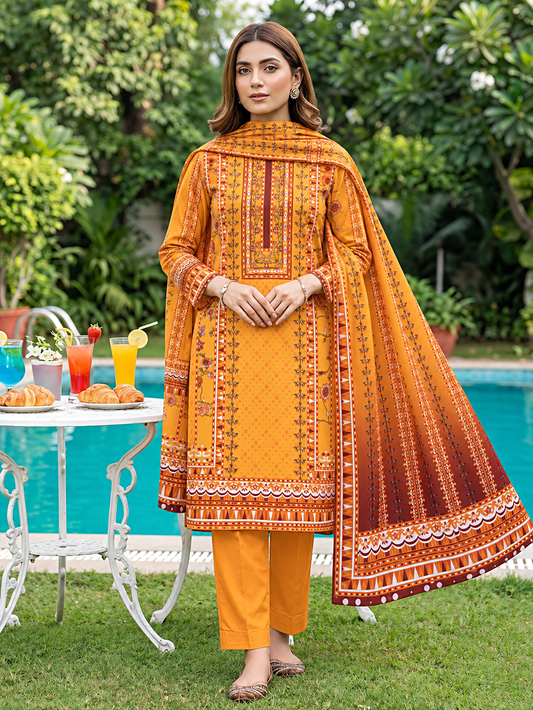 Marjan 3-Piece Printed Suit Vol 1 (Design) 3